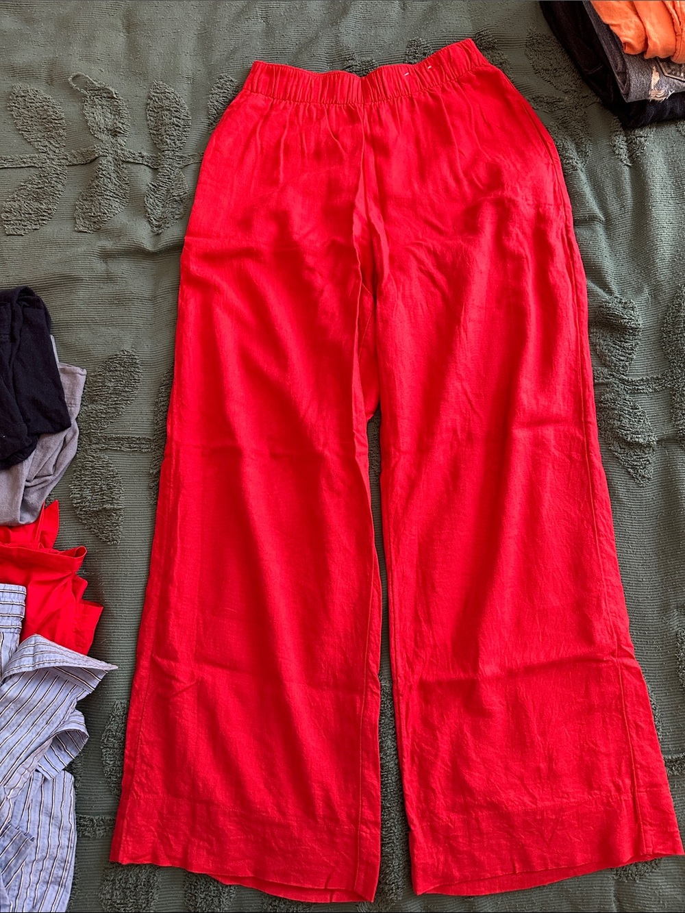 NWOT Abercrombie & Fitch linen blend pants small
